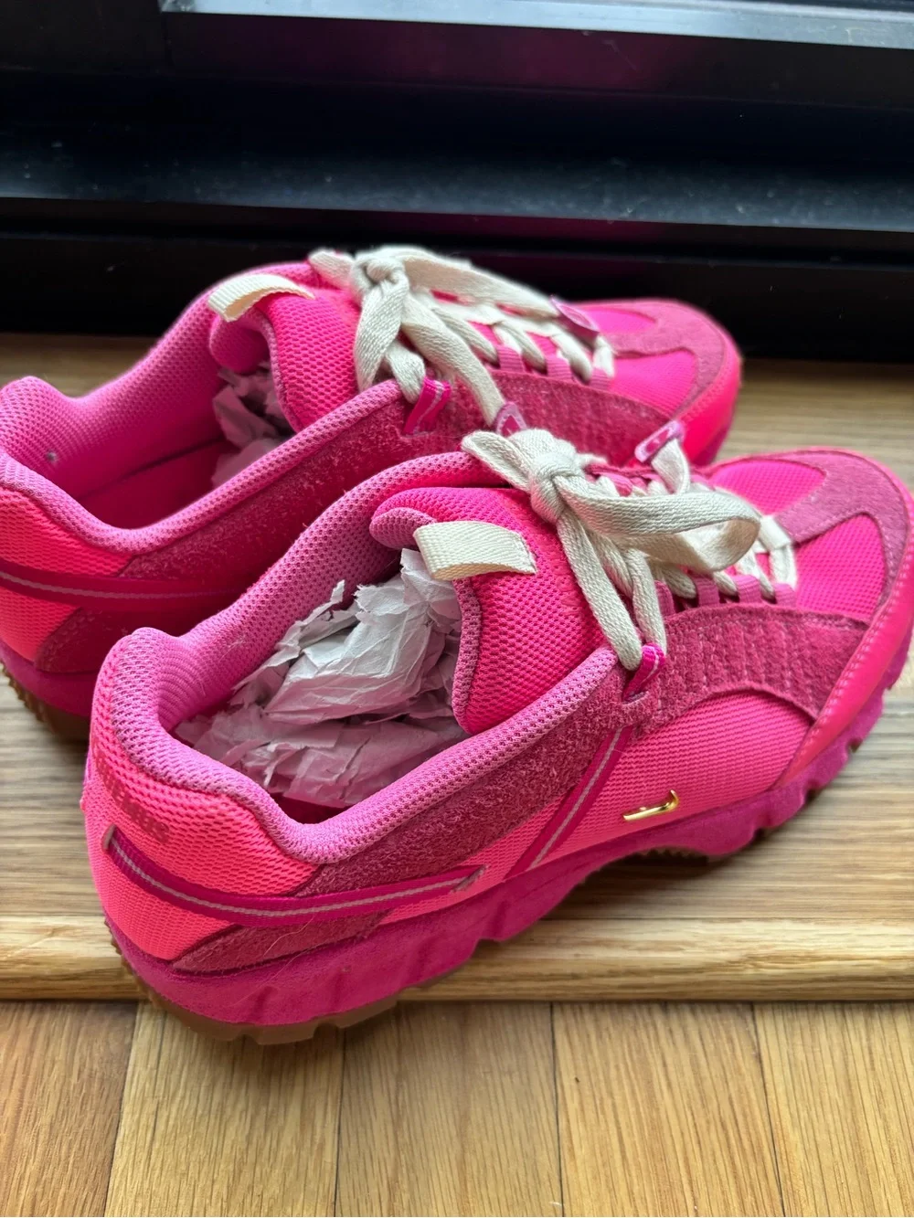 Hot Pink Jacquemus x Nike Women's Athletic Sneakers